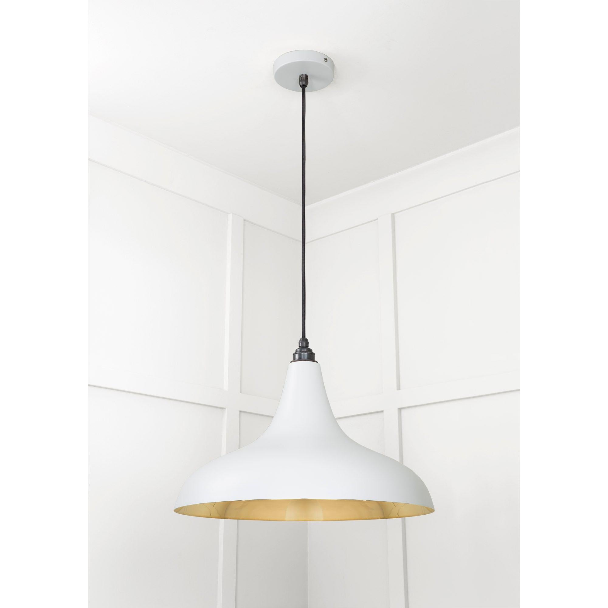 Smooth Brass Frankley Pendant in Birch | From The Anvil - Ceiling Lights - From The Anvil - Yester Home