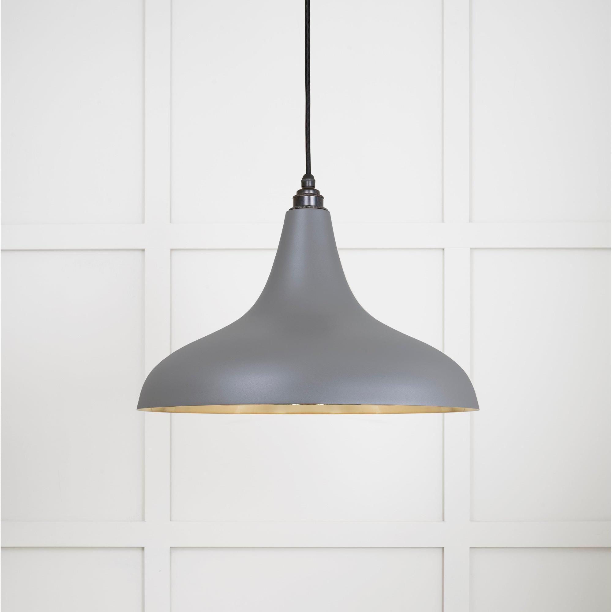 Smooth Brass Frankley Pendant in Bluff | From The Anvil - Ceiling Lights - From The Anvil - Yester Home