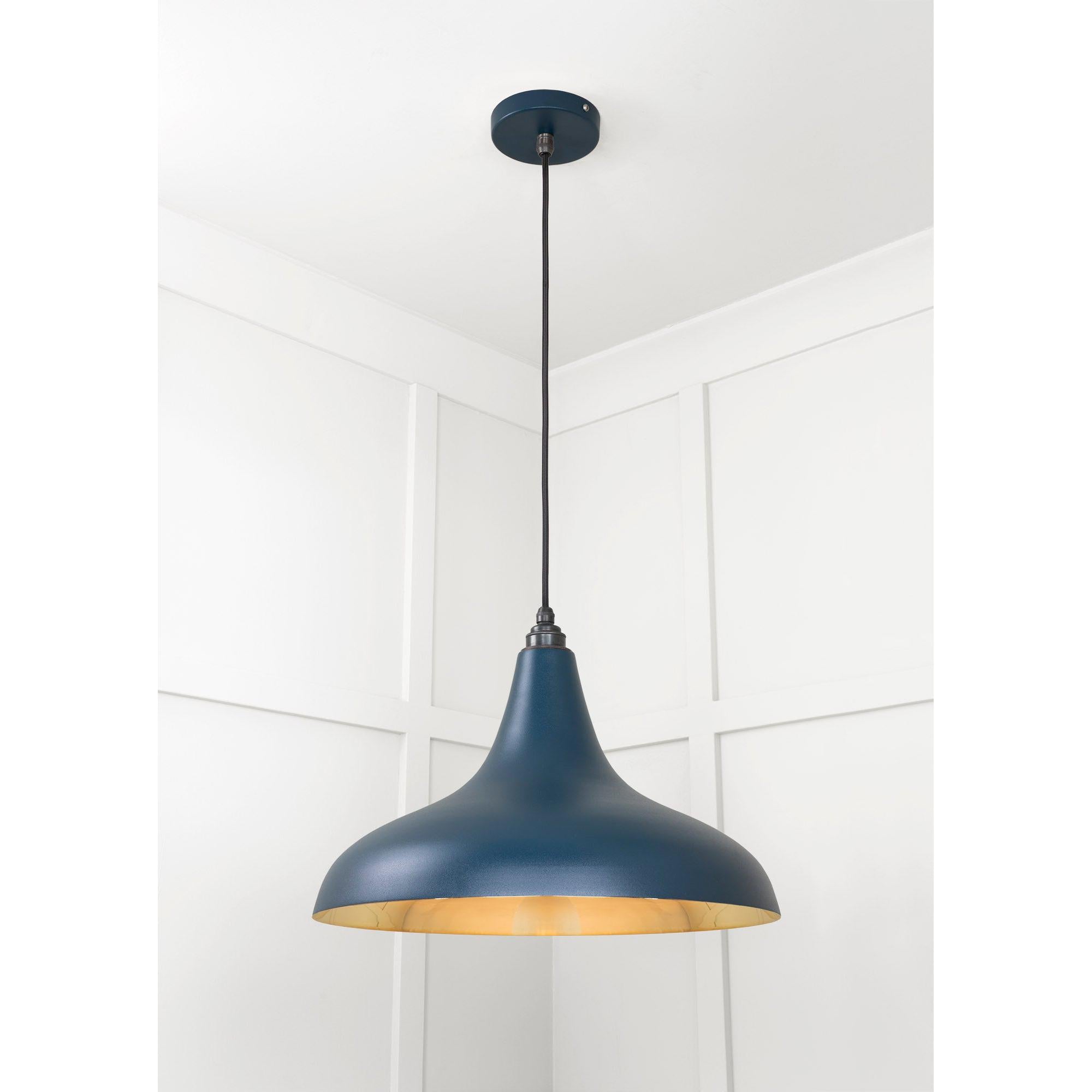 Smooth Brass Frankley Pendant in Dusk | From The Anvil - Ceiling Lights - From The Anvil - Yester Home