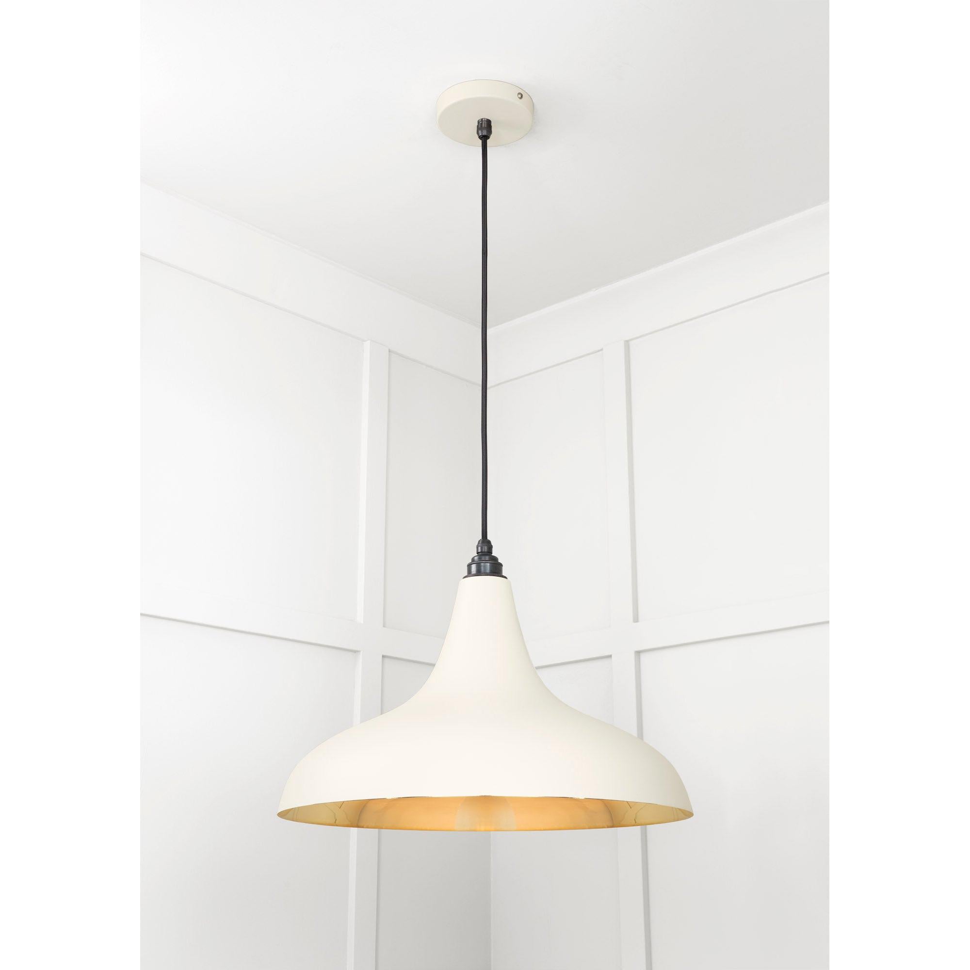 Smooth Brass Frankley Pendant in Teasel | From The Anvil - Ceiling Lights - From The Anvil - Yester Home