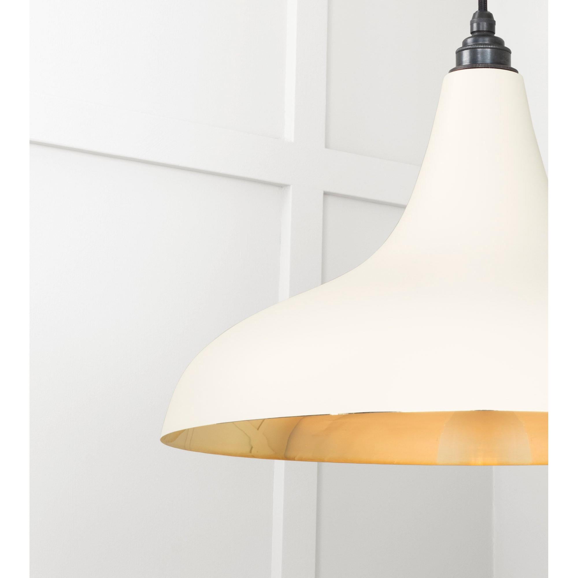Smooth Brass Frankley Pendant in Teasel | From The Anvil - Ceiling Lights - From The Anvil - Yester Home