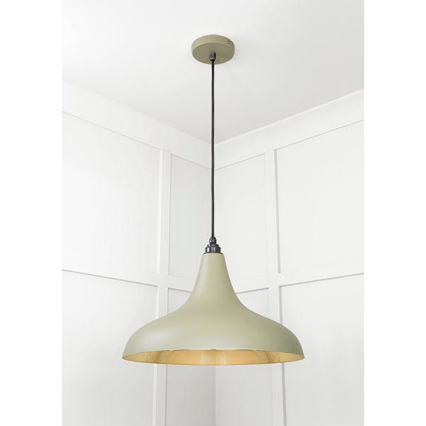 Smooth Brass Frankley Pendant in Tump | From The Anvil-Ceiling Pendants-Yester Home