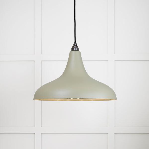 Smooth Brass Frankley Pendant in Tump | From The Anvil-Ceiling Pendants-Yester Home