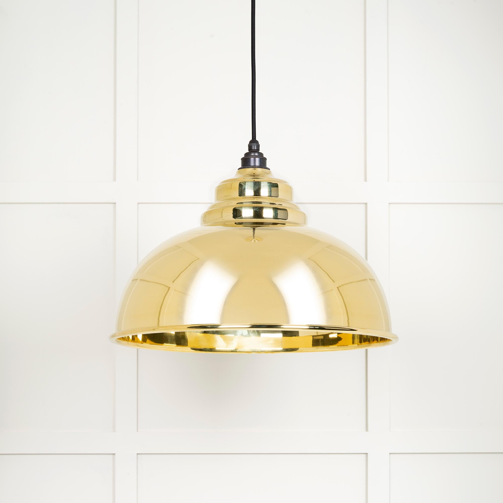 Smooth Brass Harborne Pendant | From The Anvil - Harborne - From The Anvil - Yester Home