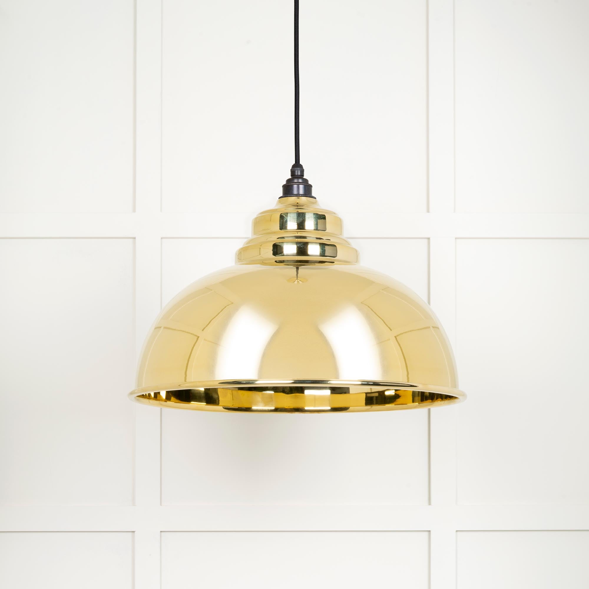 Smooth Brass Harborne Pendant | From The Anvil - Harborne - From The Anvil - Yester Home