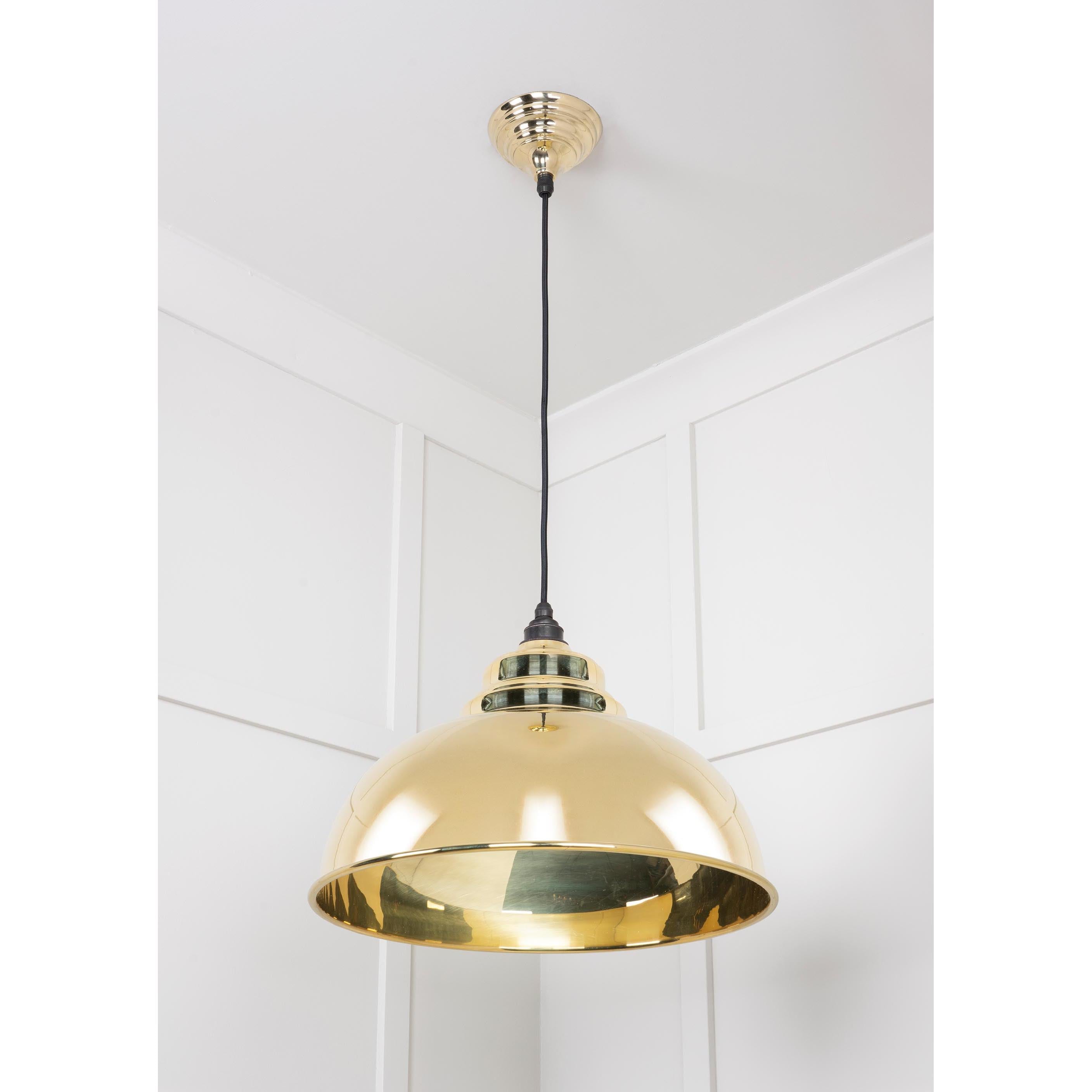 Smooth Brass Harborne Pendant | From The Anvil - Harborne - From The Anvil - Yester Home