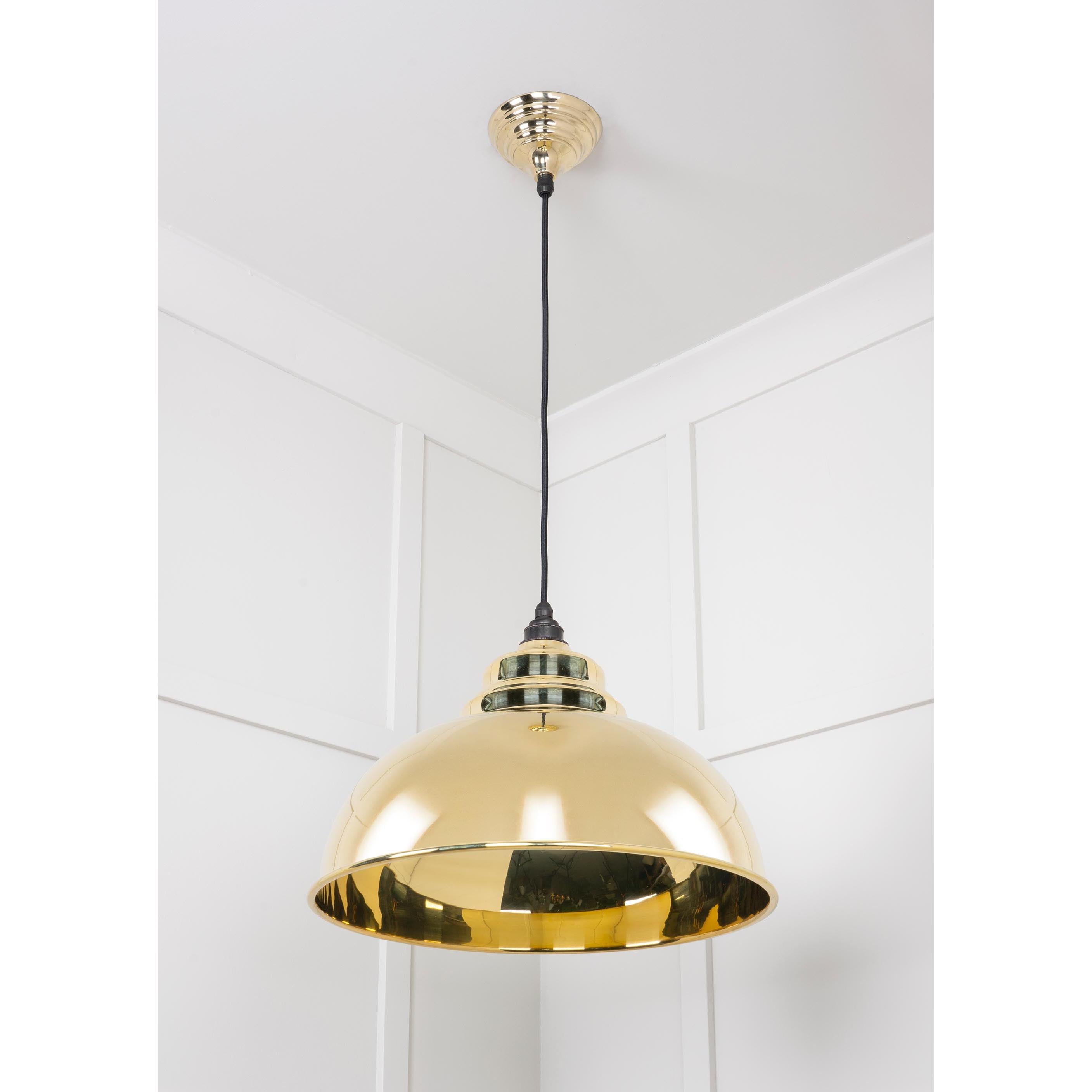 Smooth Brass Harborne Pendant | From The Anvil - Harborne - From The Anvil - Yester Home