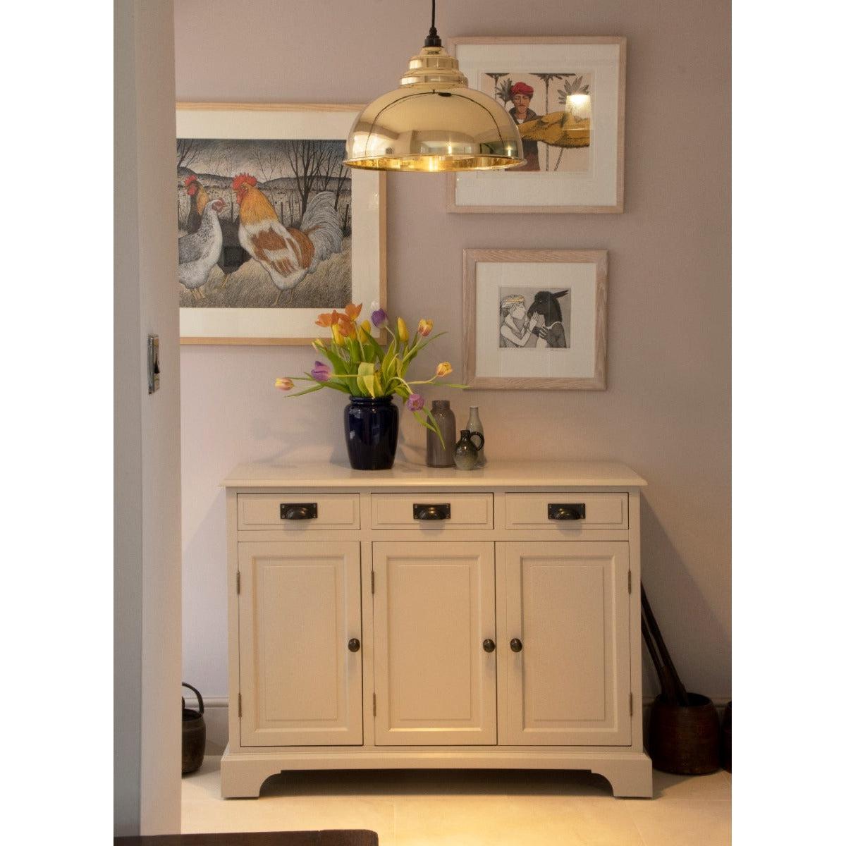 Smooth Brass Harborne Pendant | From The Anvil-Harborne-Yester Home
