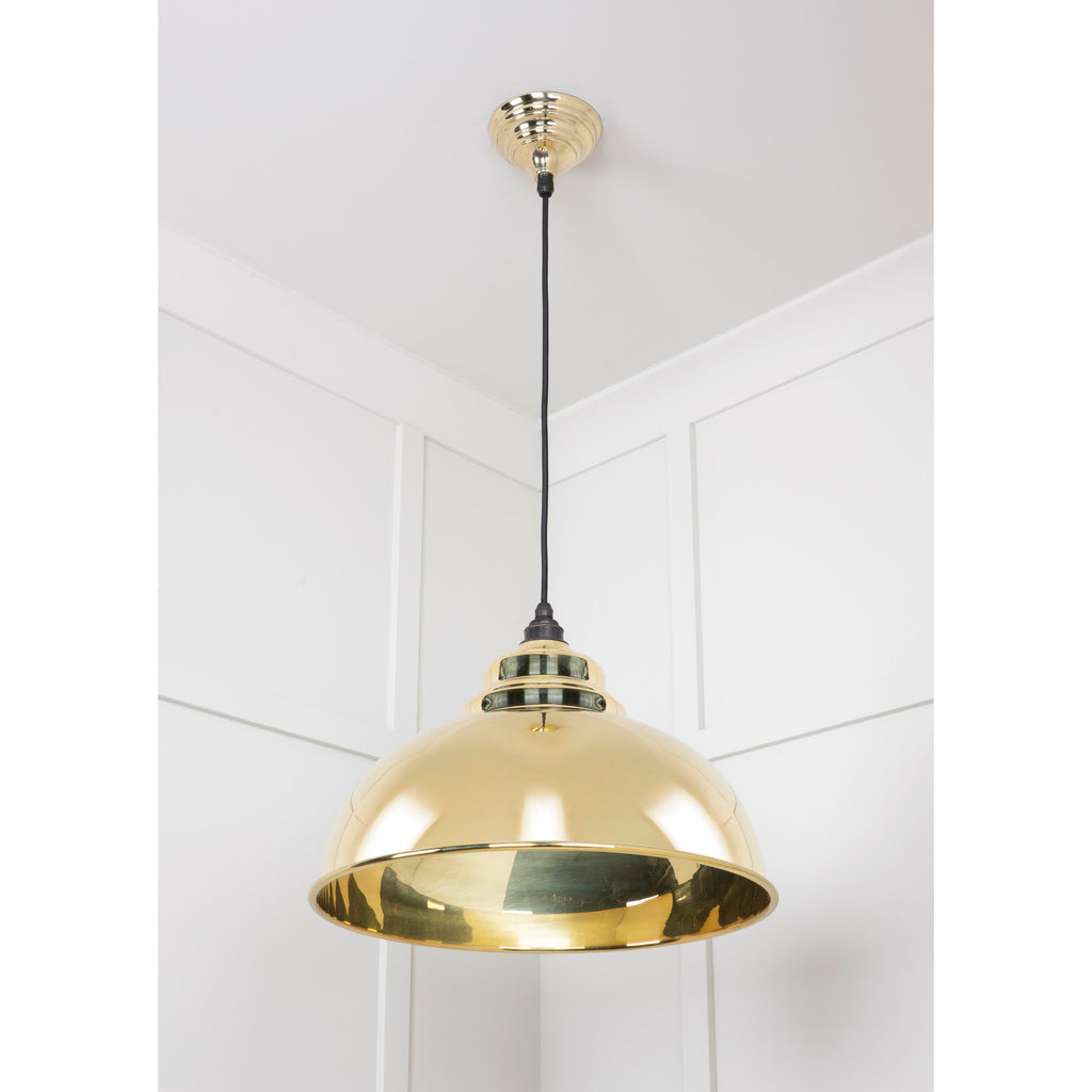 Smooth Brass Harborne Pendant | From The Anvil-Harborne-Yester Home