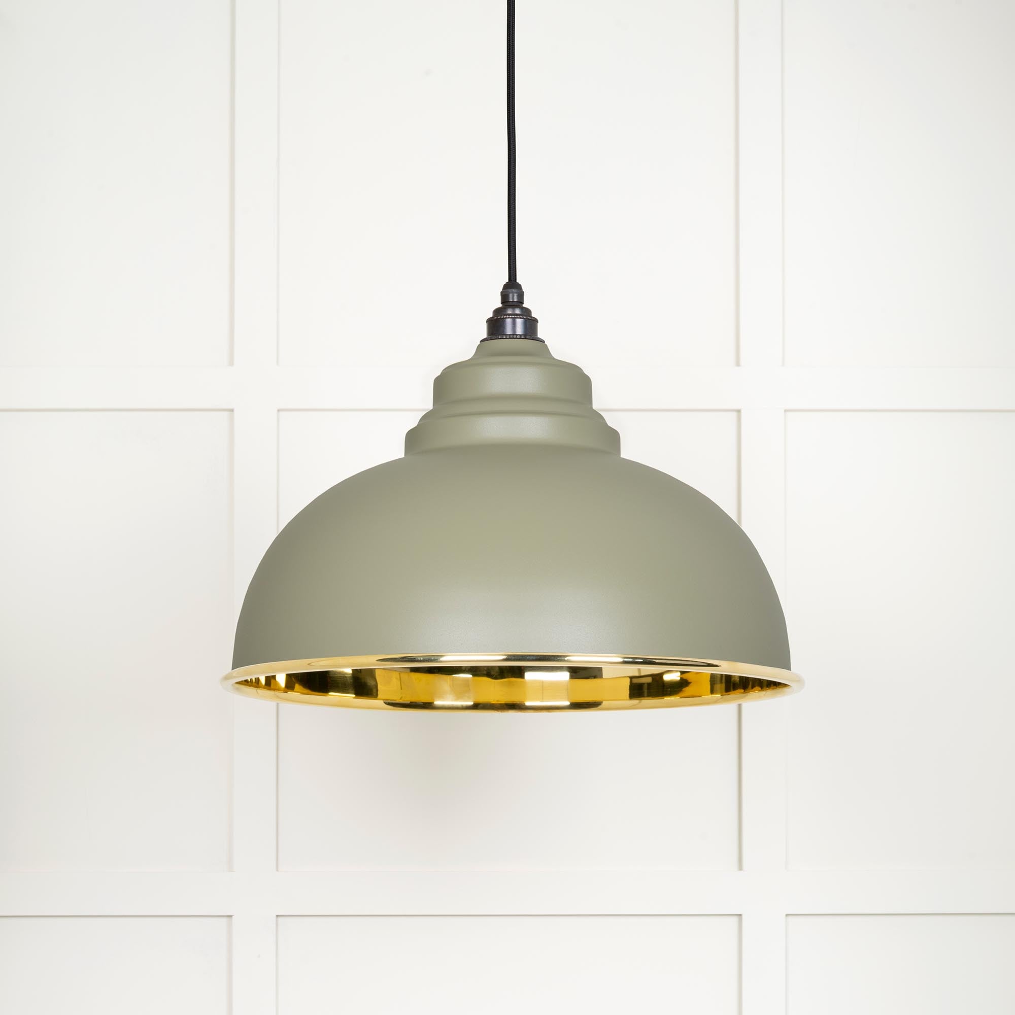 Smooth Brass Harborne Pendant in Tump | From The Anvil - Harborne - From The Anvil - Yester Home