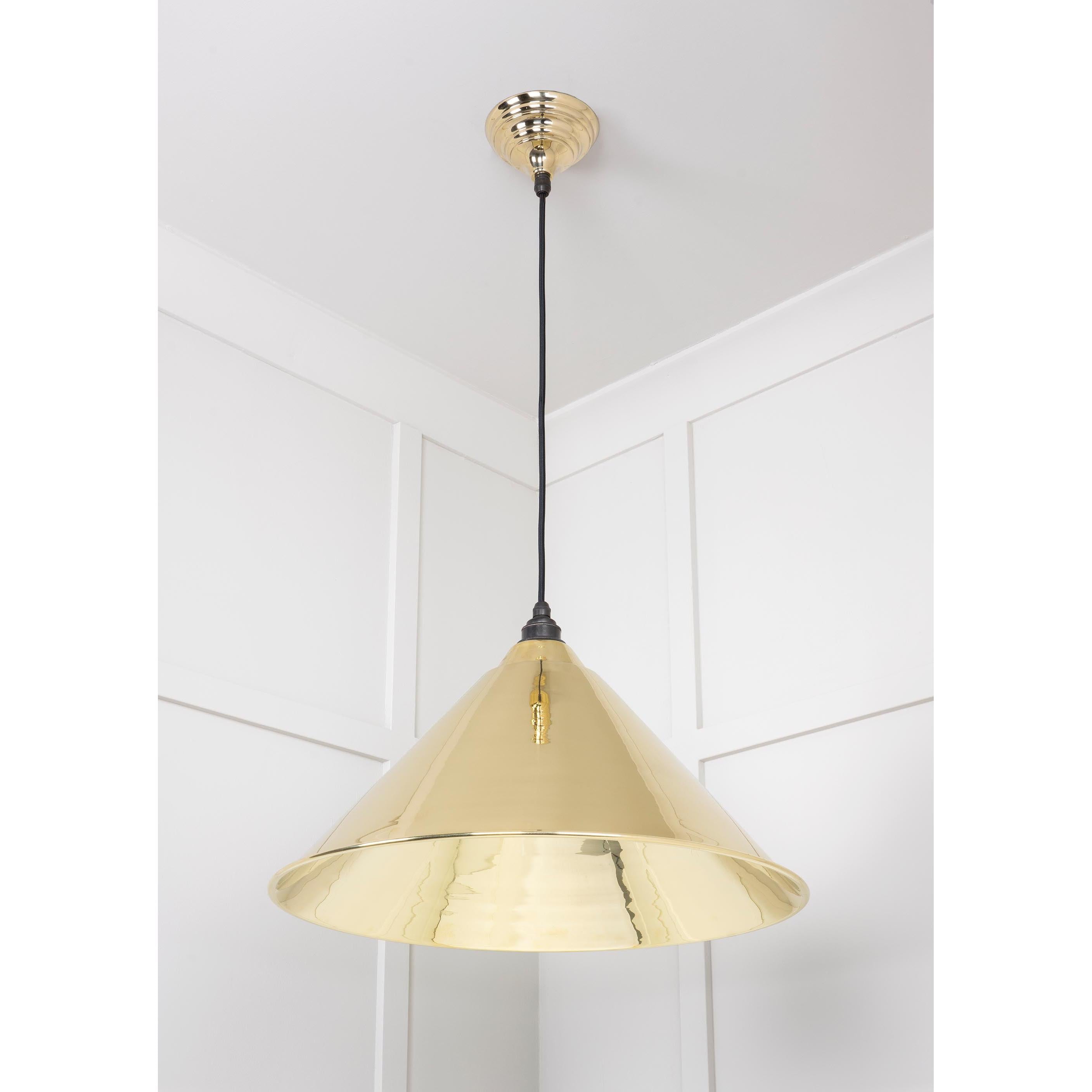 Smooth Brass Hockley Pendant | From The Anvil - Hockley - From The Anvil - Yester Home