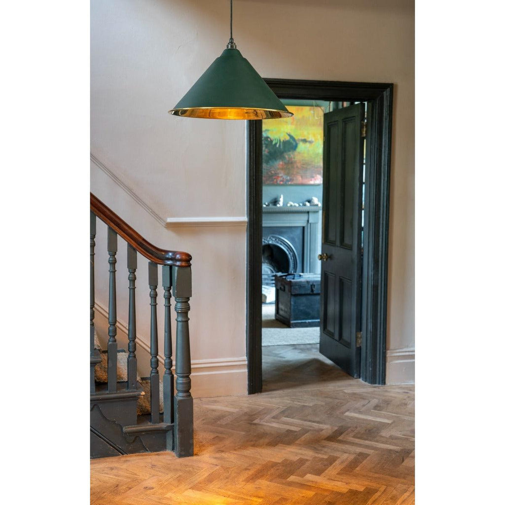 Smooth Brass Hockley Pendant in Heath | From The Anvil-Hockley-Yester Home