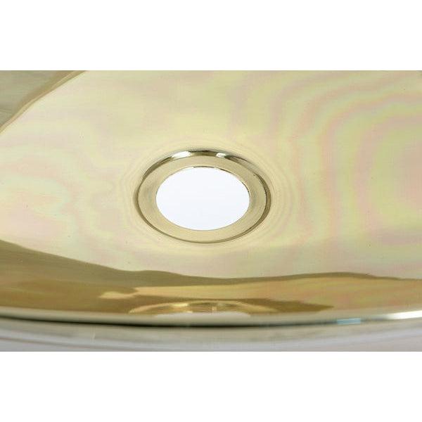 Smooth Brass Oval Sink | From The Anvil-Sinks-Yester Home