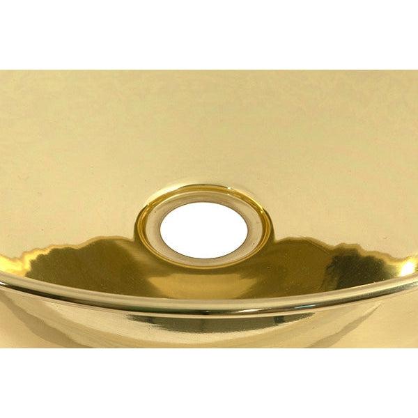 Smooth Brass Round Sink | From The Anvil-Sinks-Yester Home