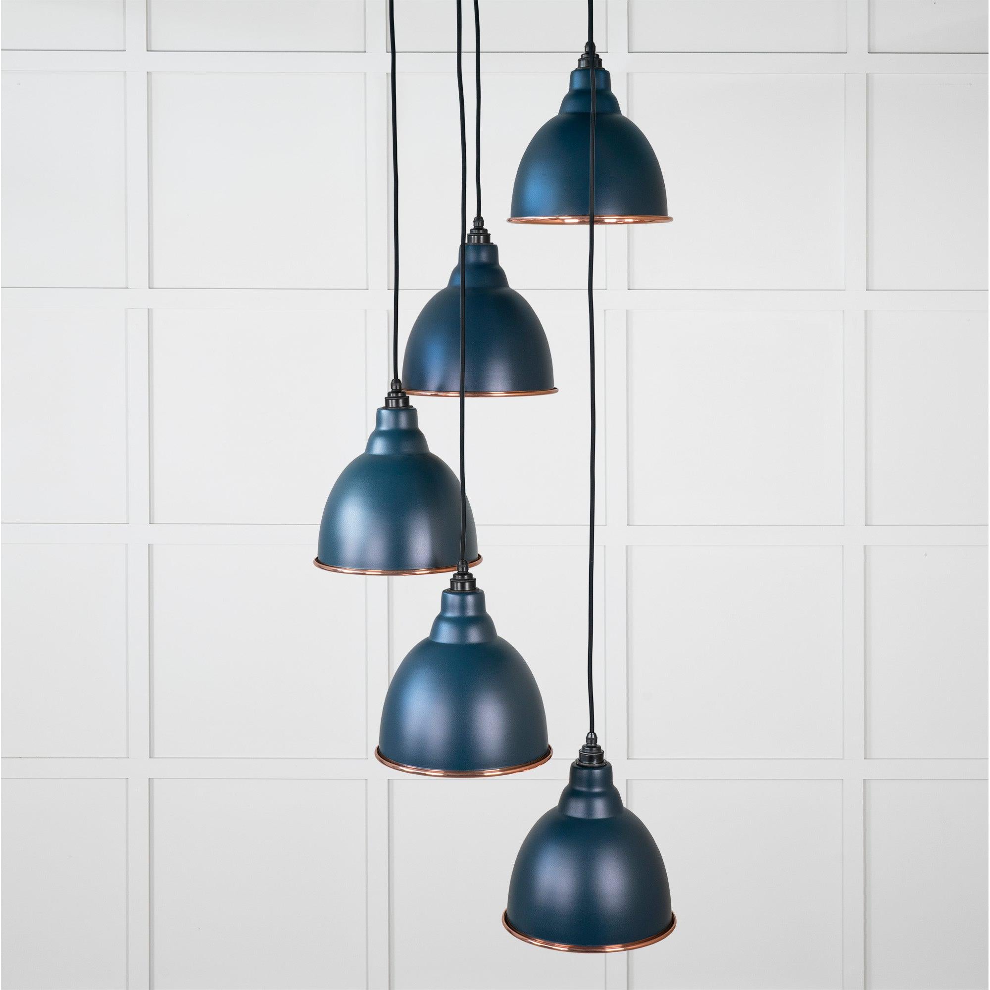 Smooth Copper Brindley Cluster Pendant in Dusk | From The Anvil - Cluster Pendants - From The Anvil - Yester Home