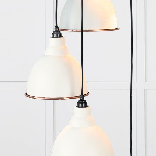 Smooth Copper Brindley Cluster Pendant in Teasel | From The Anvil-Cluster Pendants-Yester Home