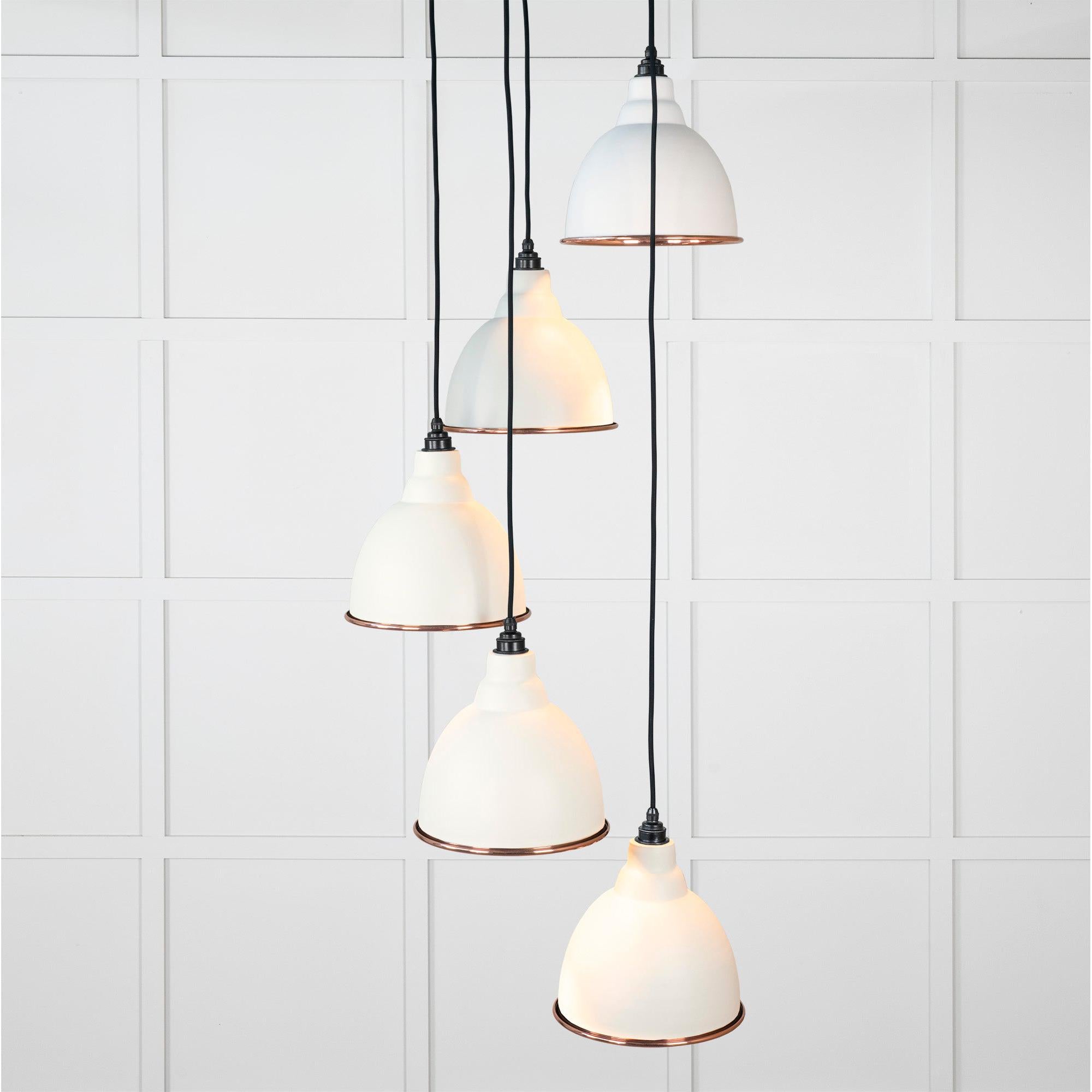 Smooth Copper Brindley Cluster Pendant in Teasel | From The Anvil - Cluster Pendants - From The Anvil - Yester Home