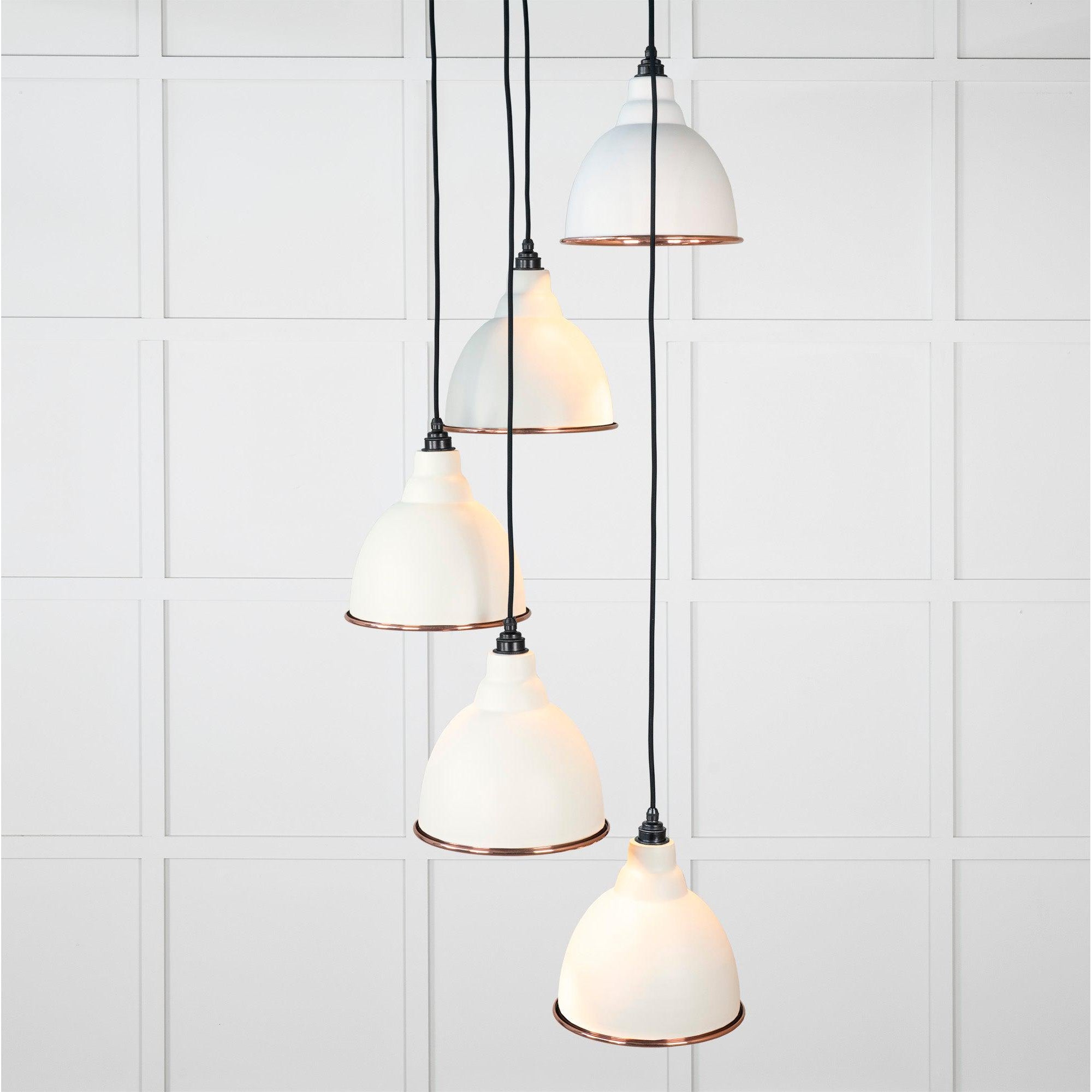 Smooth Copper Brindley Cluster Pendant in Teasel | From The Anvil-Cluster Pendants-Yester Home