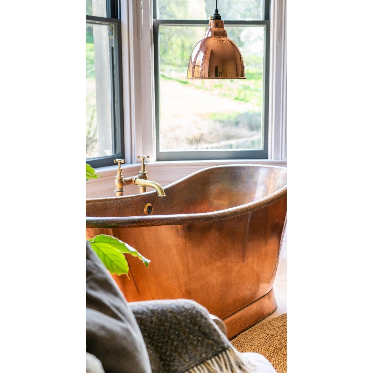 Smooth Copper Brindley Pendant | From The Anvil-Brindley-Yester Home