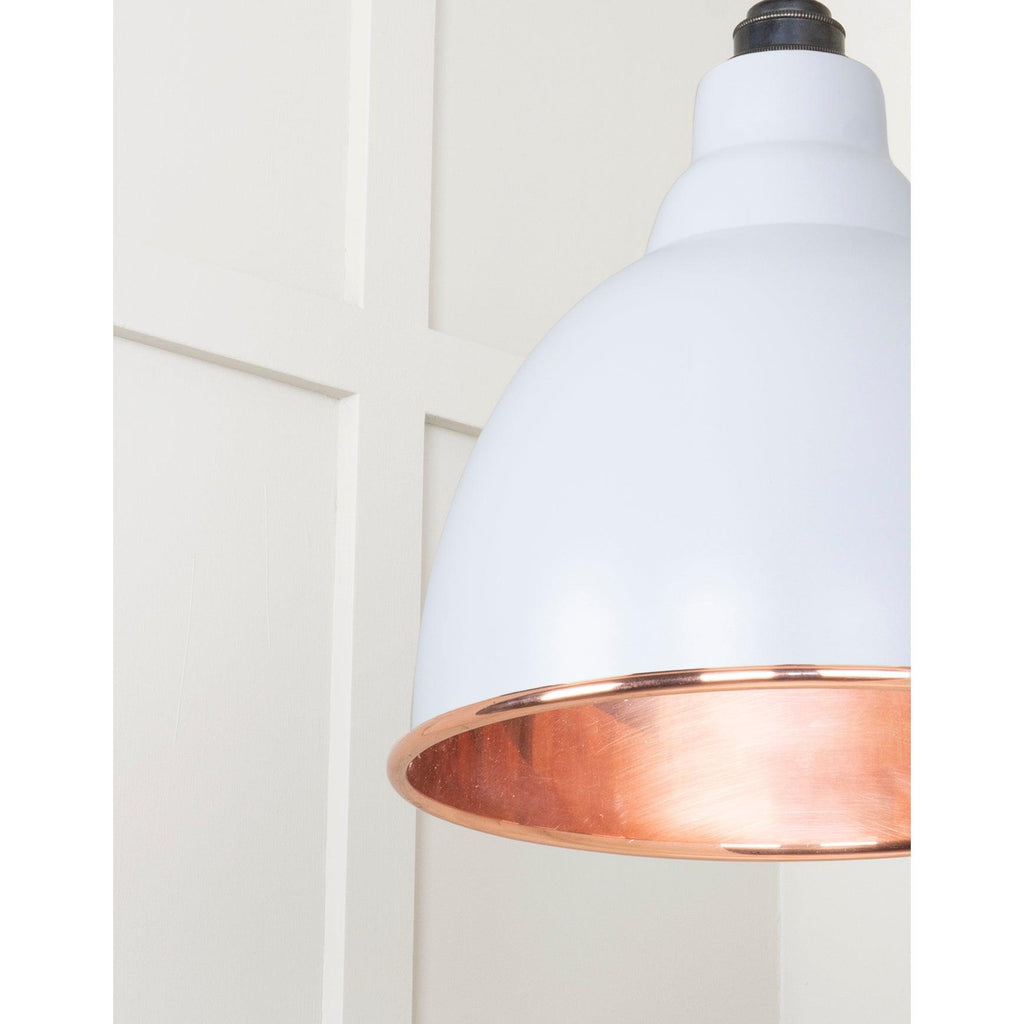 Smooth Copper Brindley Pendant in Birch | From The Anvil-Brindley-Yester Home