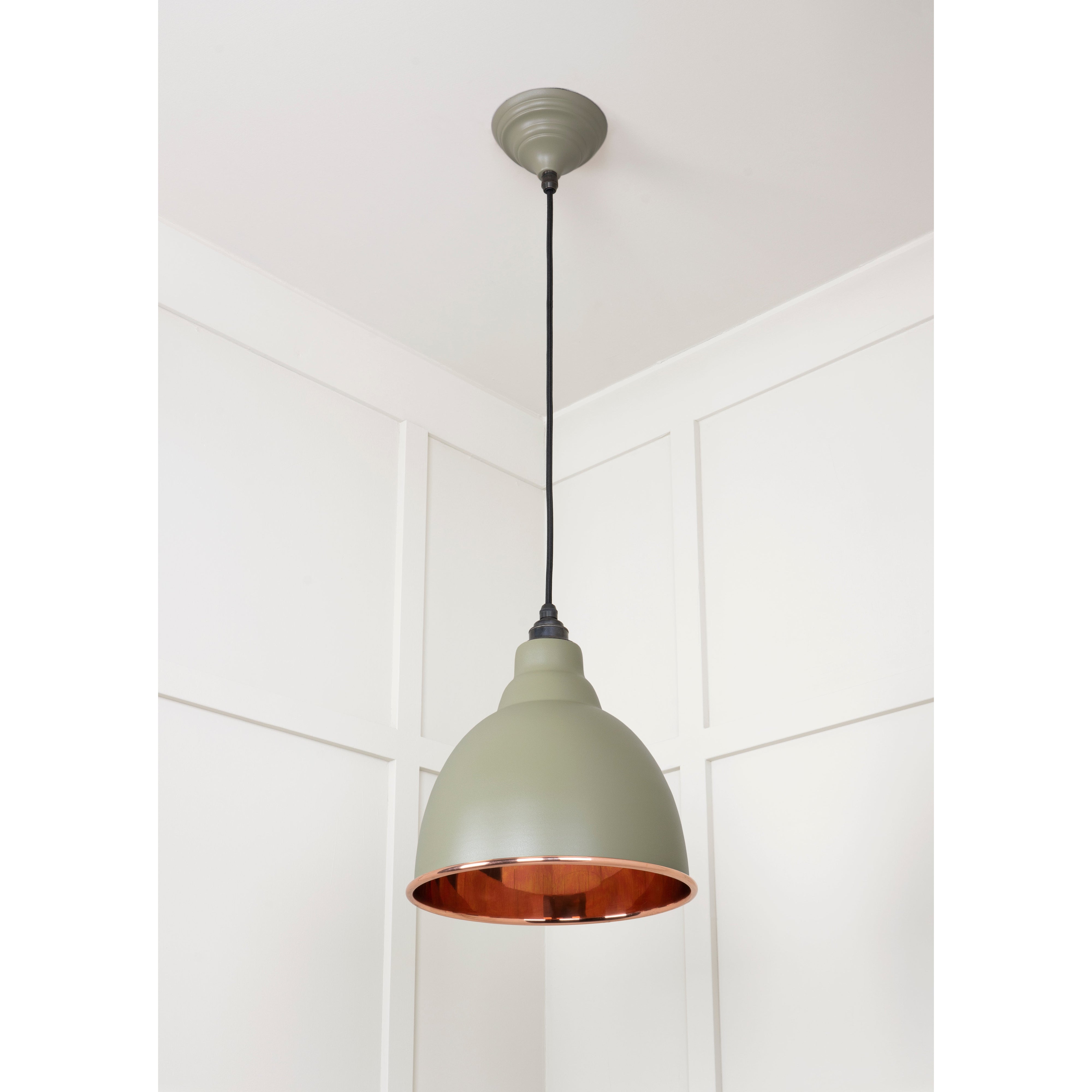 Smooth Copper Brindley Pendant in Tump | From The Anvil-Brindley-Yester Home