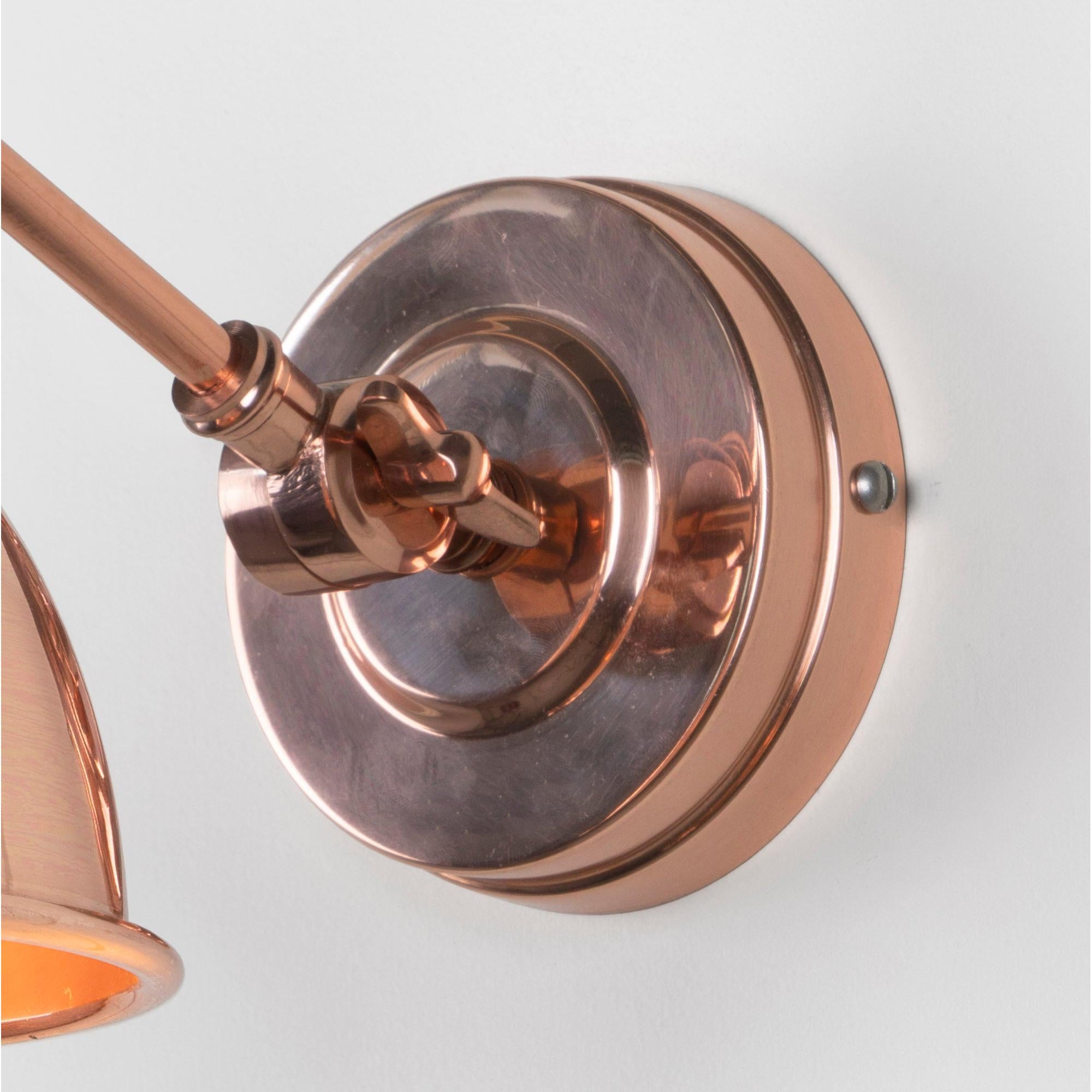 Smooth Copper Brindley Wall Light | From The Anvil - Wall Lights - From The Anvil - Yester Home