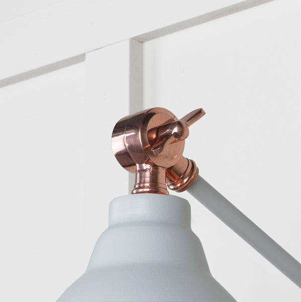 Smooth Copper Brindley Wall Light in Birch | From The Anvil-Wall Lights-Yester Home