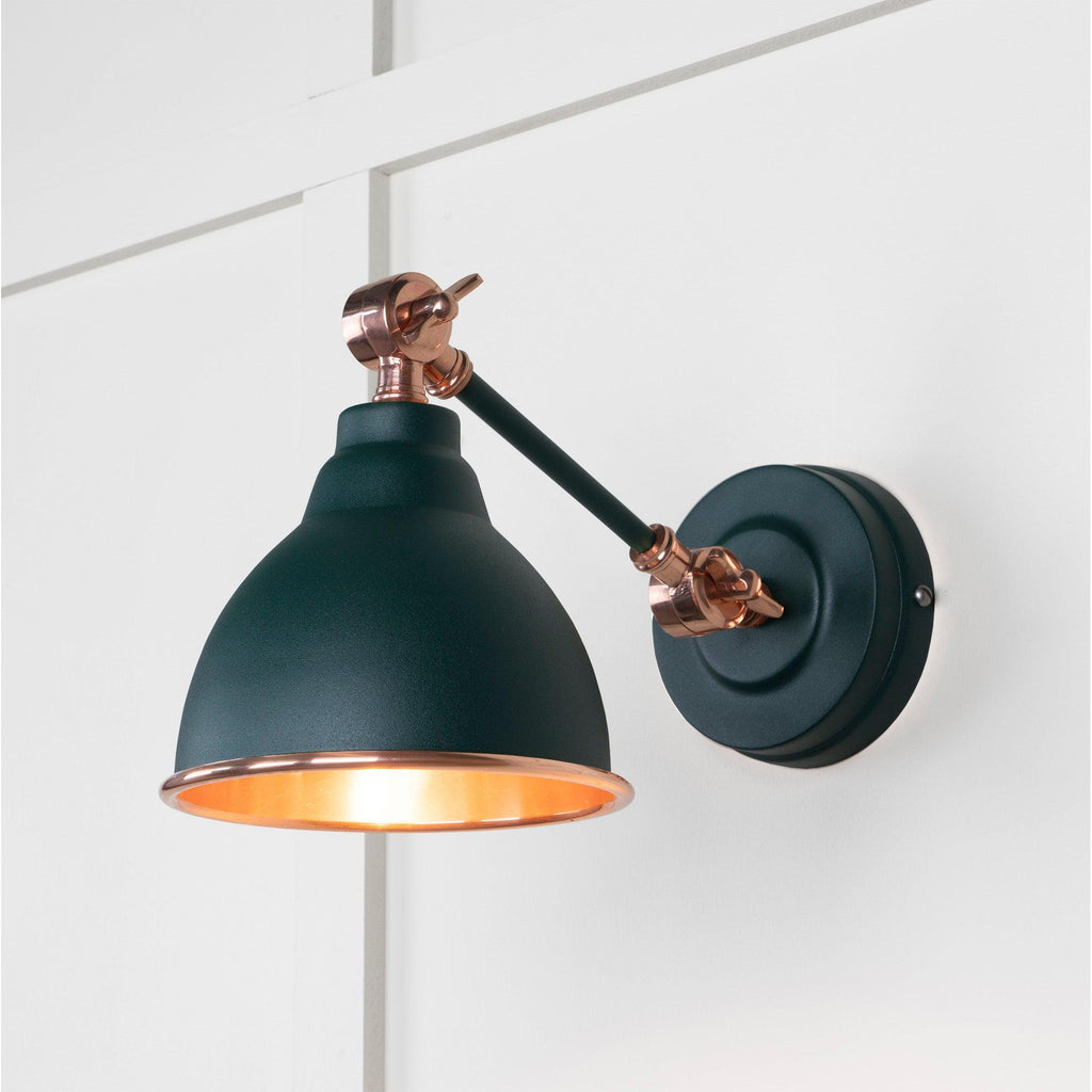 Smooth Copper Brindley Wall Light in Dingle | From The Anvil-Wall Lights-Yester Home
