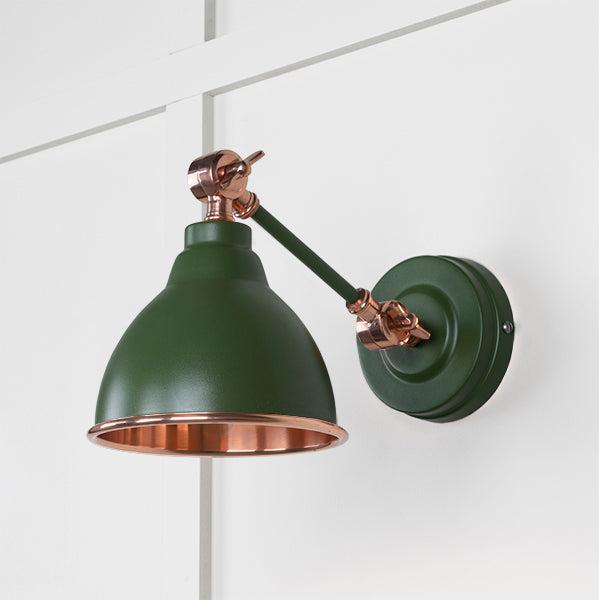 Smooth Copper Brindley Wall Light in Heath | From The Anvil-Wall Lights-Yester Home
