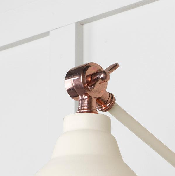 Smooth Copper Brindley Wall Light in Teasel | From The Anvil-Wall Lights-Yester Home