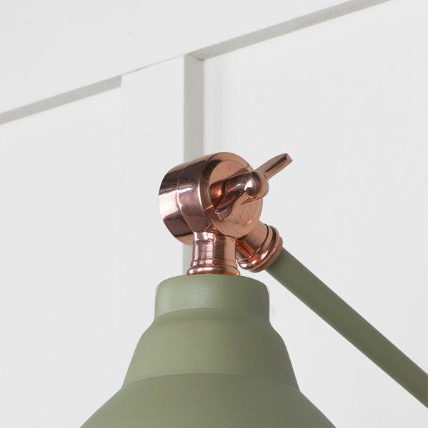Smooth Copper Brindley Wall Light in Tump | From The Anvil-Wall Lights-Yester Home