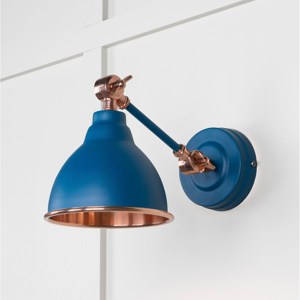Smooth Copper Brindley Wall Light in Upstream | From The Anvil-Wall Lights-Yester Home