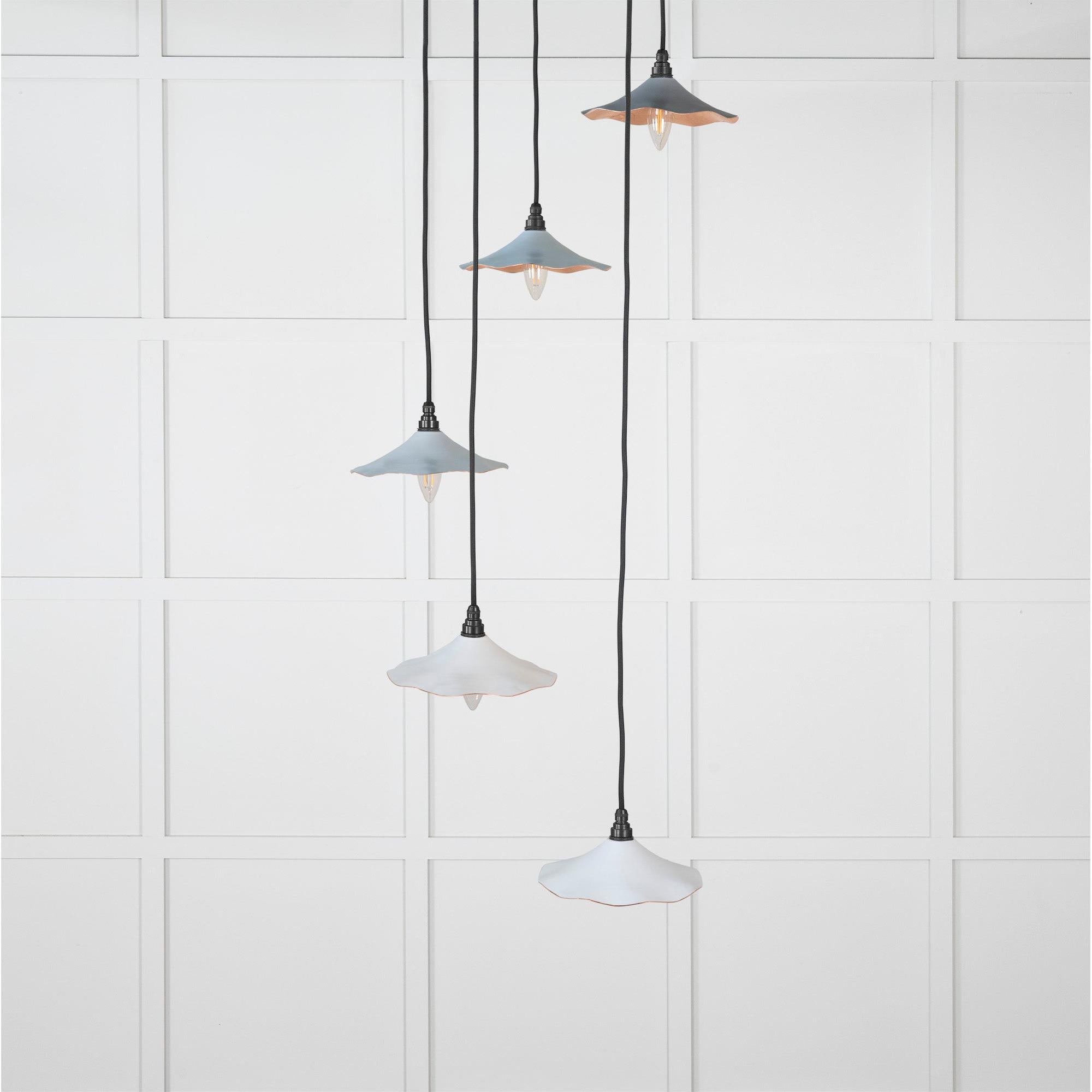 Smooth Copper Flora Cluster Pendant in Birch | From The Anvil - Cluster Pendants - From The Anvil - Yester Home