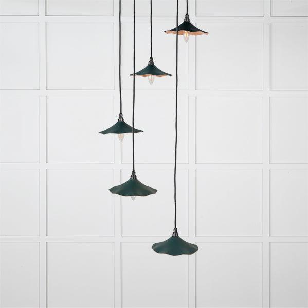 Smooth Copper Flora Cluster Pendant in Dingle | From The Anvil-Cluster Pendants-Yester Home