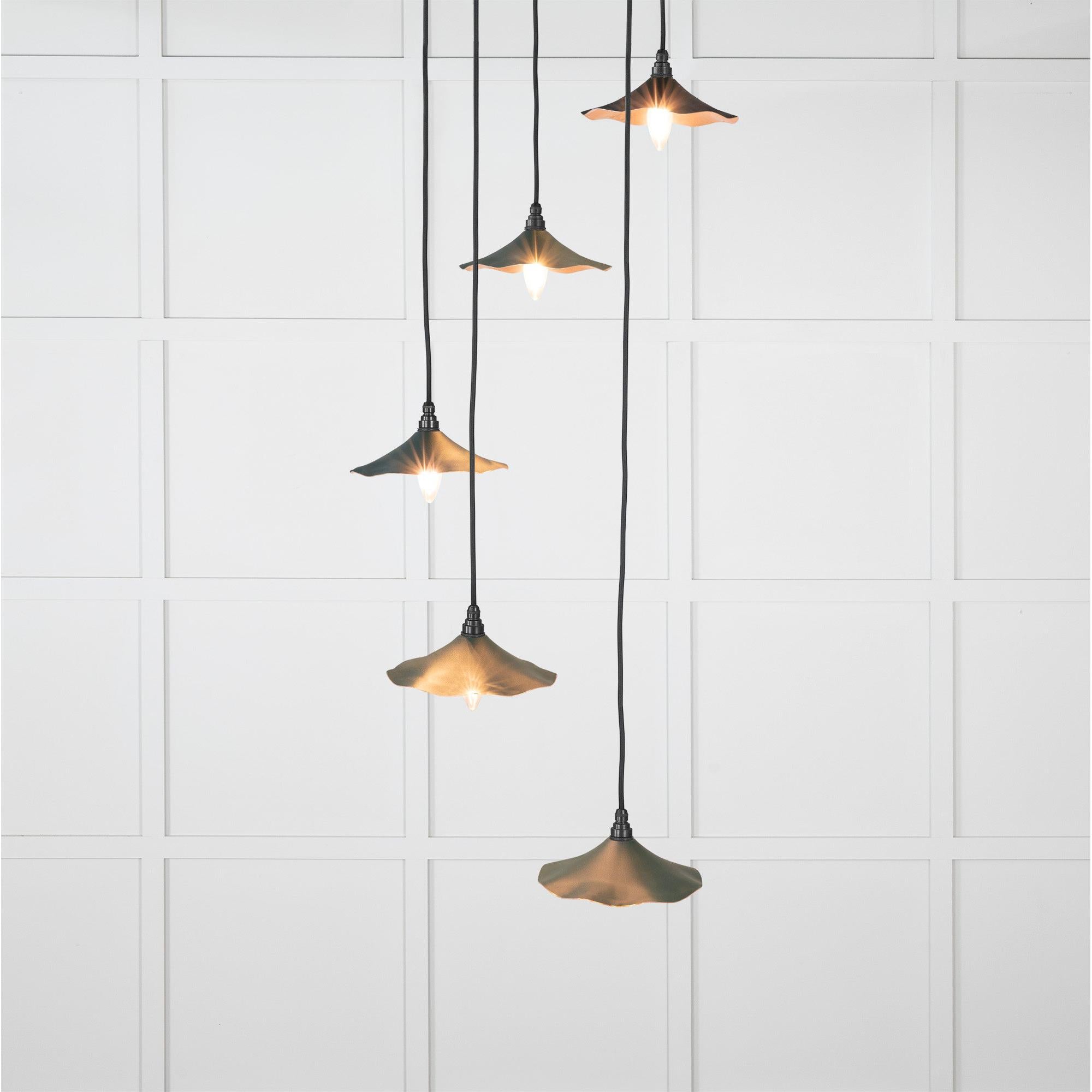 Smooth Copper Flora Cluster Pendant in Dingle | From The Anvil - Cluster Pendants - From The Anvil - Yester Home