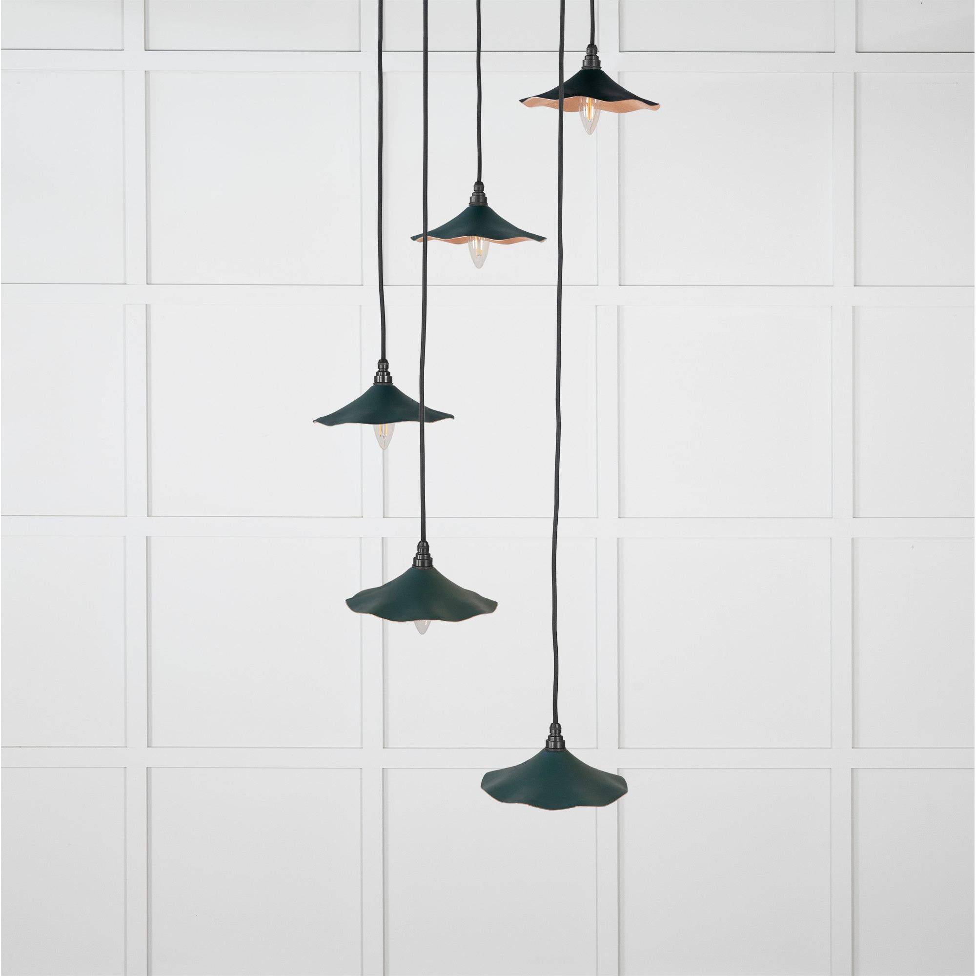 Smooth Copper Flora Cluster Pendant in Dingle | From The Anvil - Cluster Pendants - From The Anvil - Yester Home