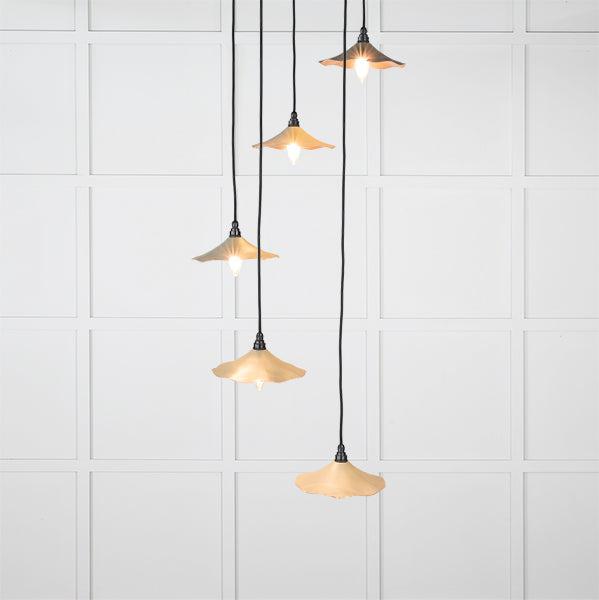 Smooth Copper Flora Cluster Pendant in Tump | From The Anvil-Cluster Pendants-Yester Home