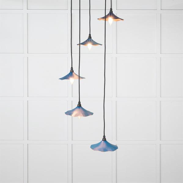 Smooth Copper Flora Cluster Pendant in Upstream | From The Anvil-Cluster Pendants-Yester Home