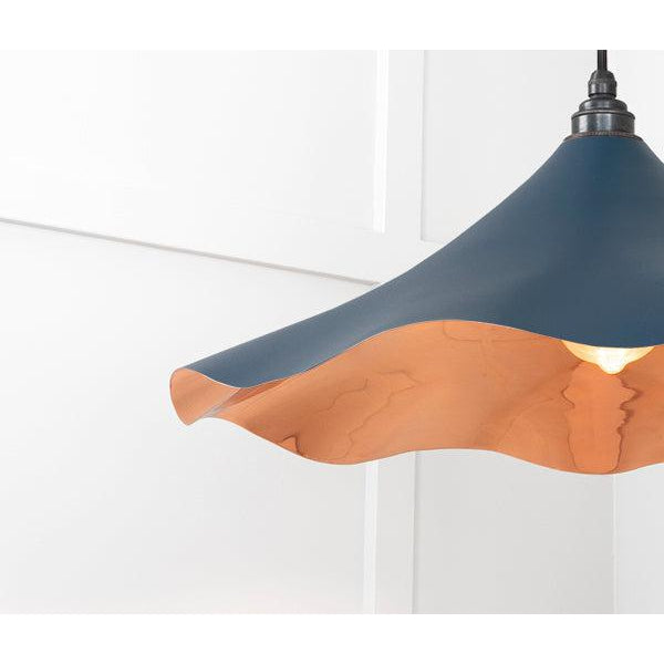 Smooth Copper Flora Pendant in Dusk | From The Anvil-Ceiling Pendants-Yester Home