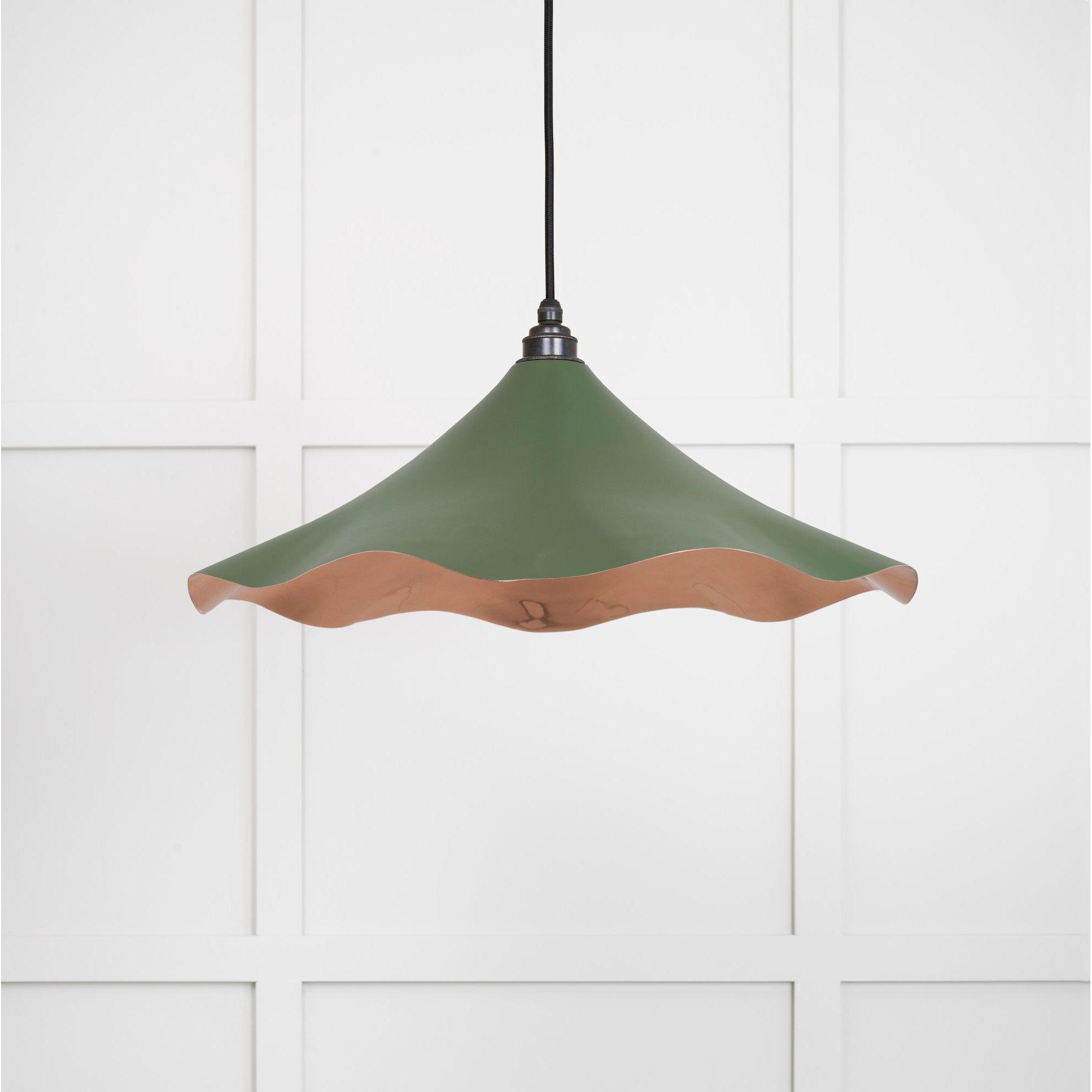 Smooth Copper Flora Pendant in Heath | From The Anvil-Ceiling Pendants-Yester Home