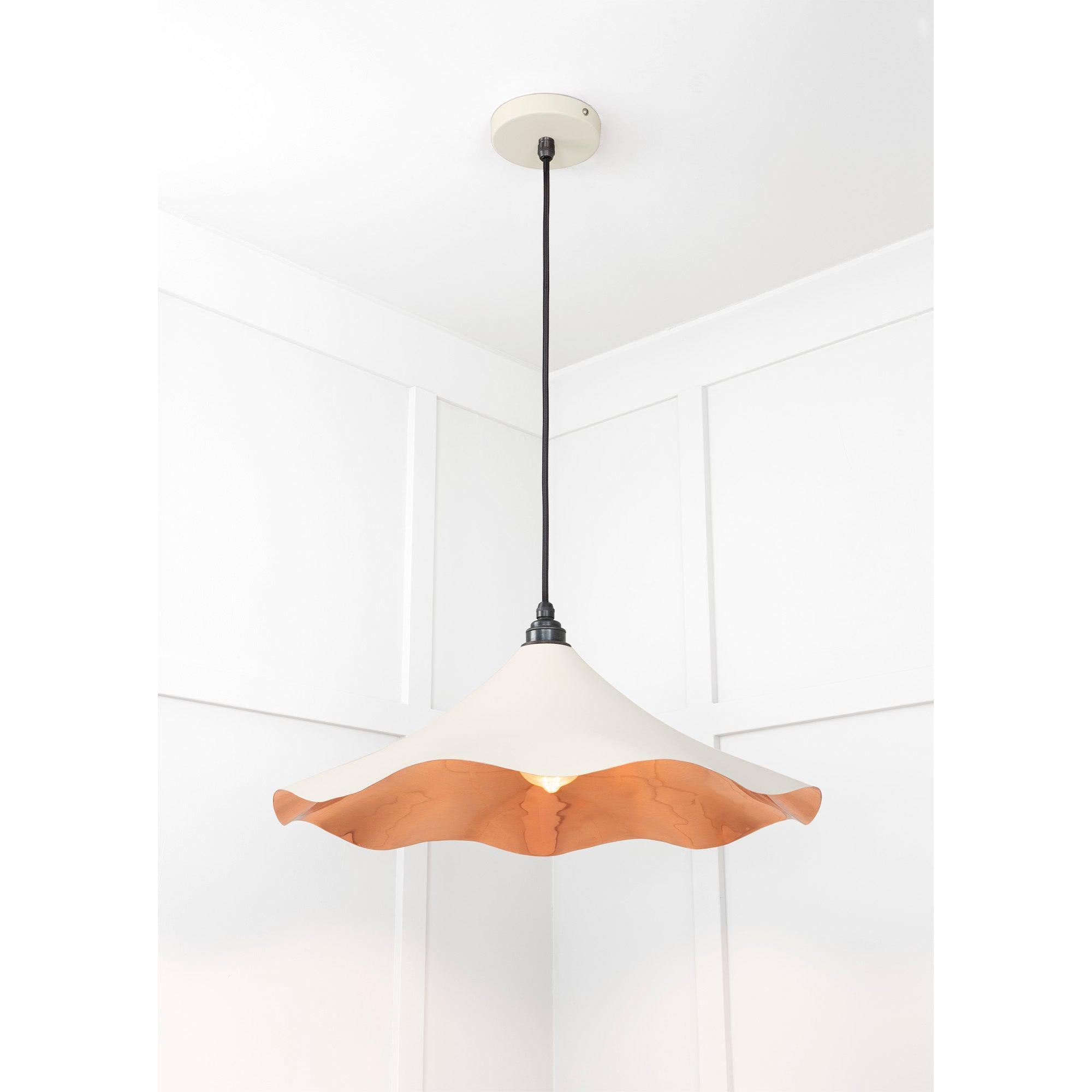 Smooth Copper Flora Pendant in Teasel | From The Anvil - Ceiling Lights - From The Anvil - Yester Home