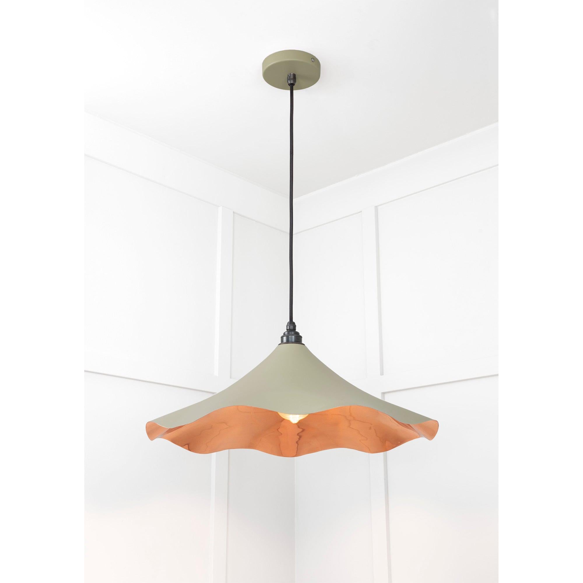 Smooth Copper Flora Pendant in Tump | From The Anvil - Ceiling Lights - From The Anvil - Yester Home