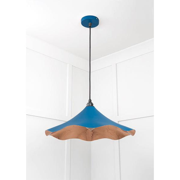 Smooth Copper Flora Pendant in Upstream | From The Anvil-Ceiling Pendants-Yester Home