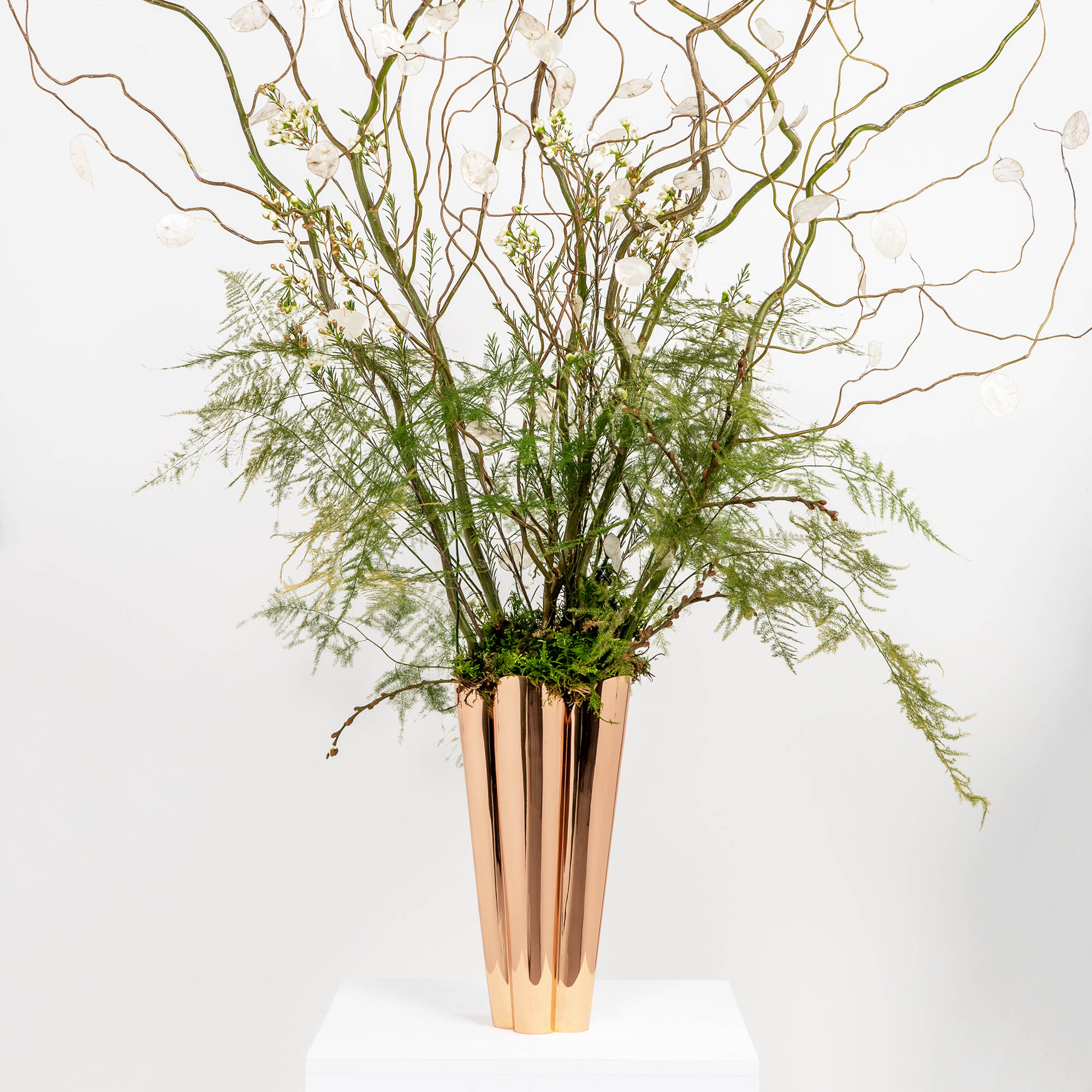 Smooth Copper Flora Vase | From The Anvil - Vases - From The Anvil - Yester Home