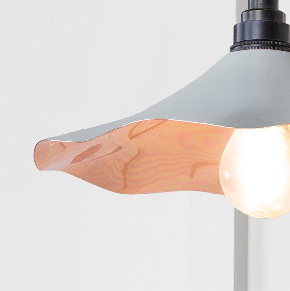 Smooth Copper Flora Wall Light in Birch | From The Anvil-Wall Lights-Yester Home