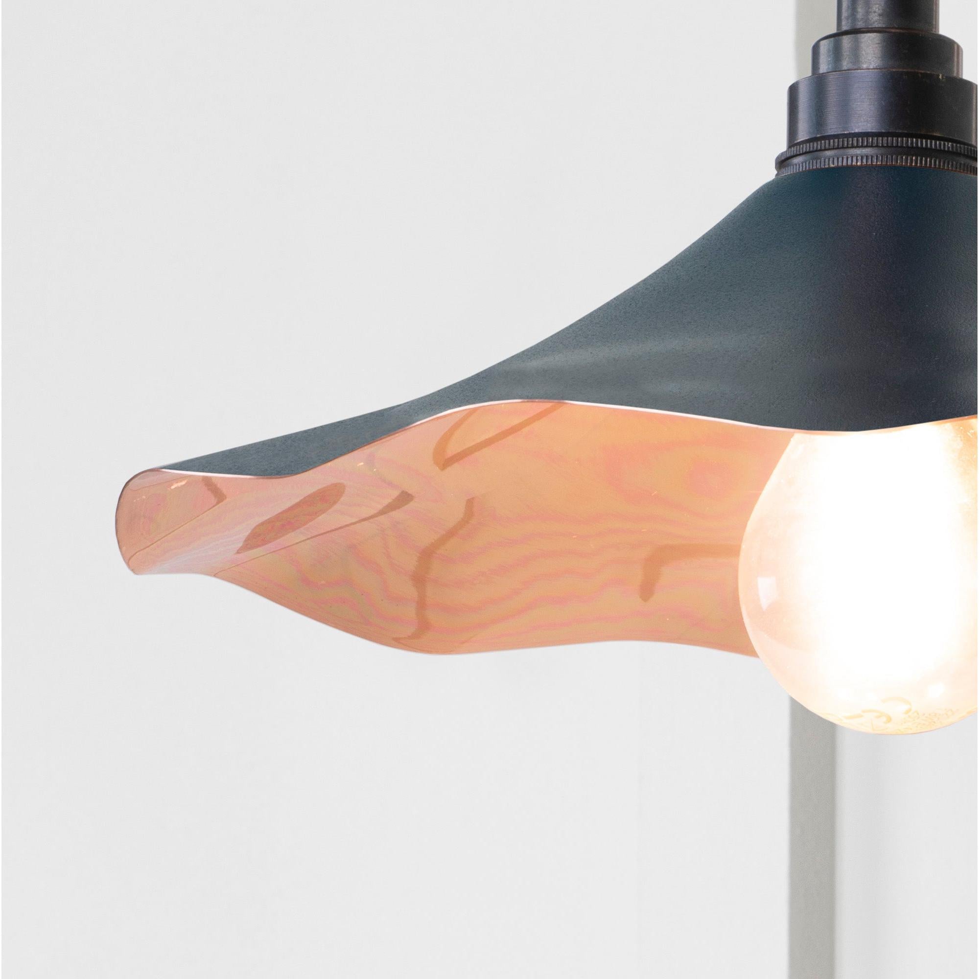 Smooth Copper Flora Wall Light in Dusk | From The Anvil - Wall Lights - From The Anvil - Yester Home