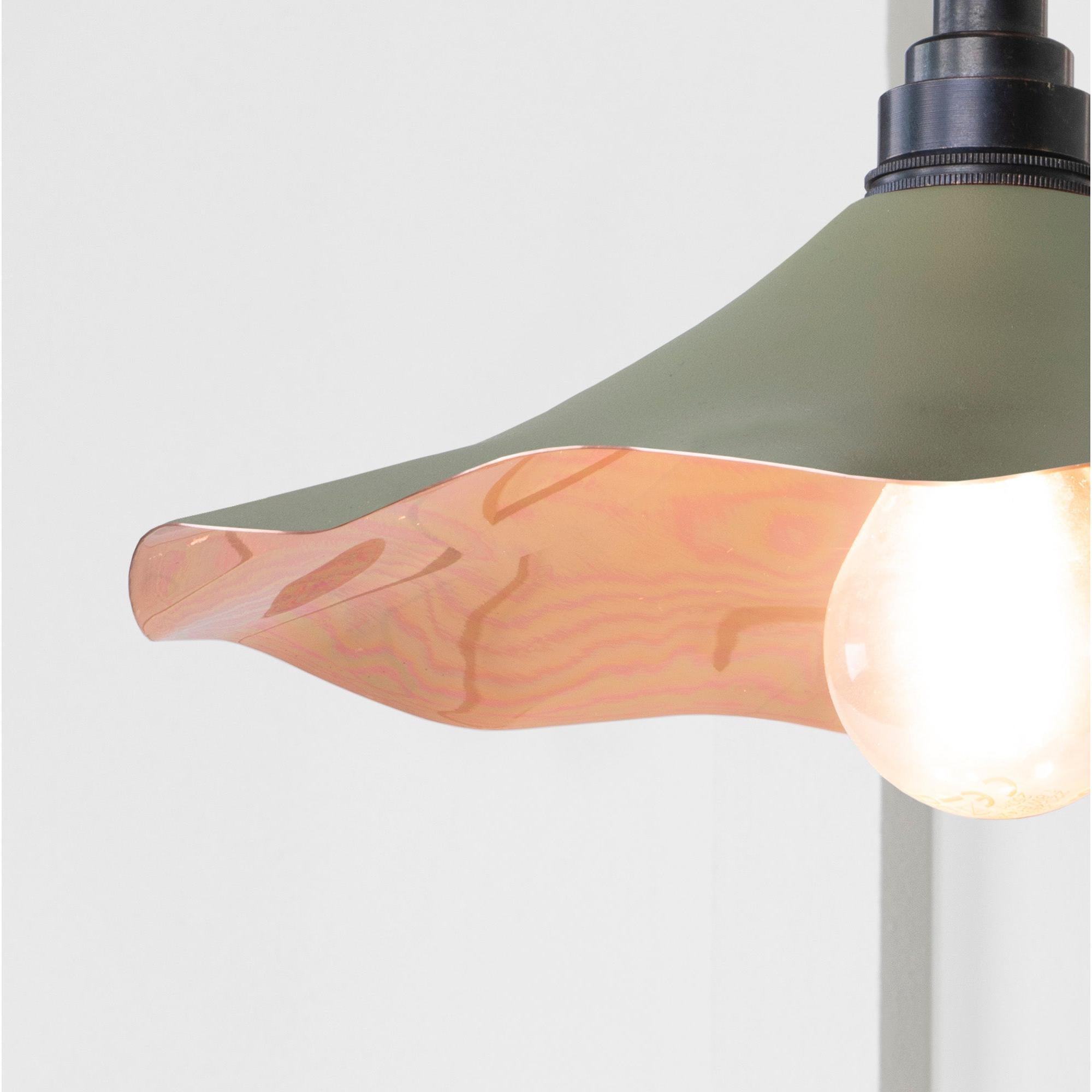 Smooth Copper Flora Wall Light in Tump | From The Anvil - Wall Lights - From The Anvil - Yester Home