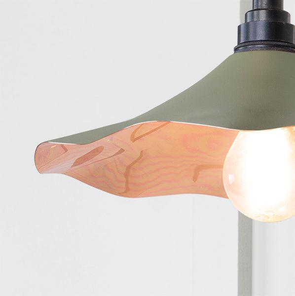 Smooth Copper Flora Wall Light in Tump | From The Anvil-Wall Lights-Yester Home