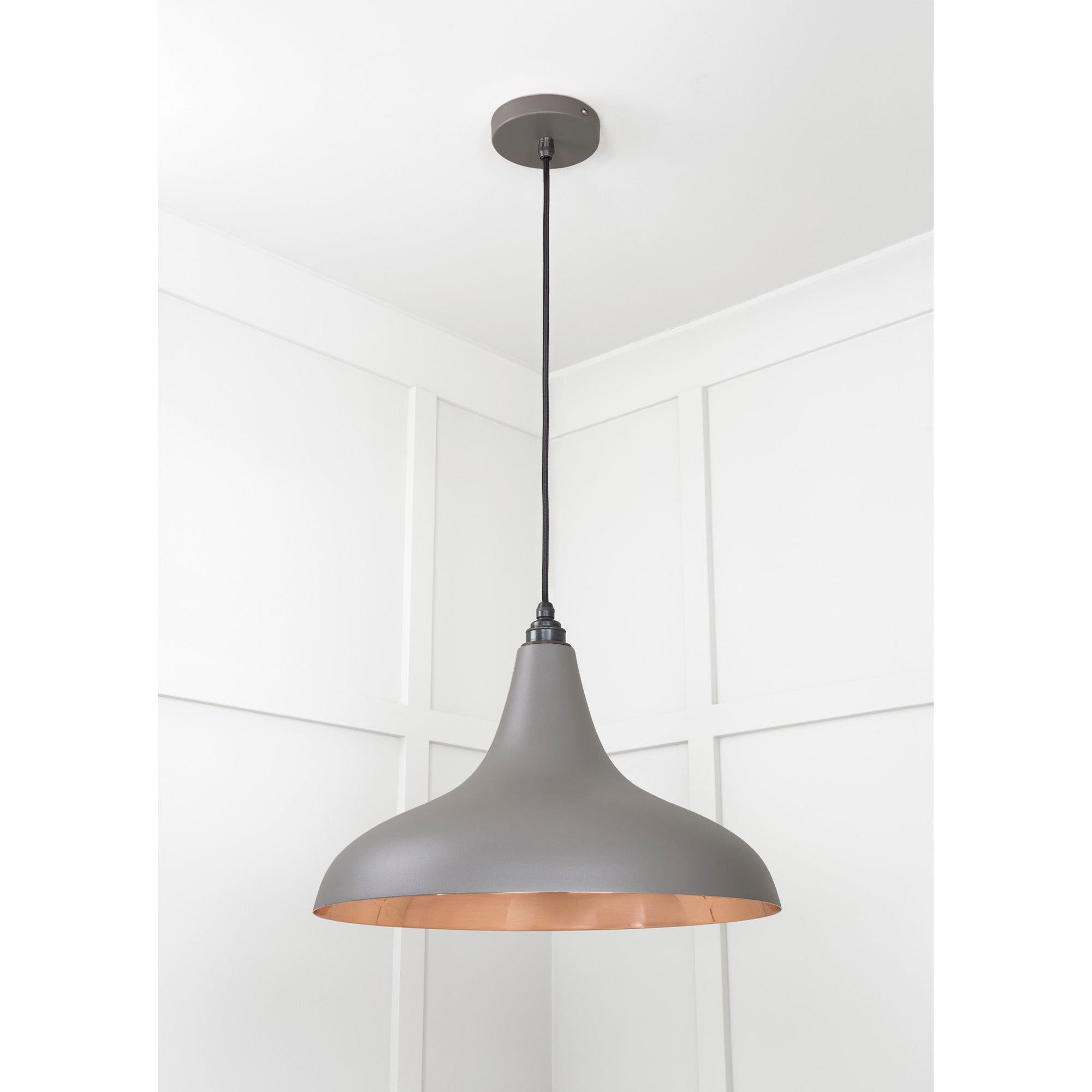 Smooth Copper Frankley Pendant in Bluff | From The Anvil - Ceiling Lights - From The Anvil - Yester Home