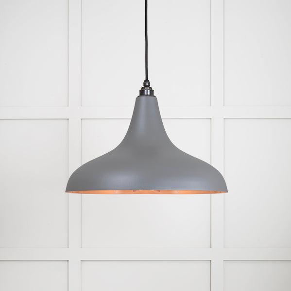 Smooth Copper Frankley Pendant in Bluff | From The Anvil-Ceiling Pendants-Yester Home